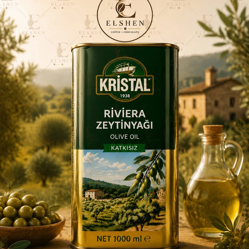 روغن زیتون 1 لیتری کریستال